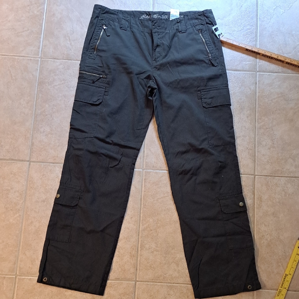 Eddie Bauer Dark Gray Cargo Trousers